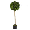 Artificial Boxwood Buxus Topiary Tree 120cm Trunk