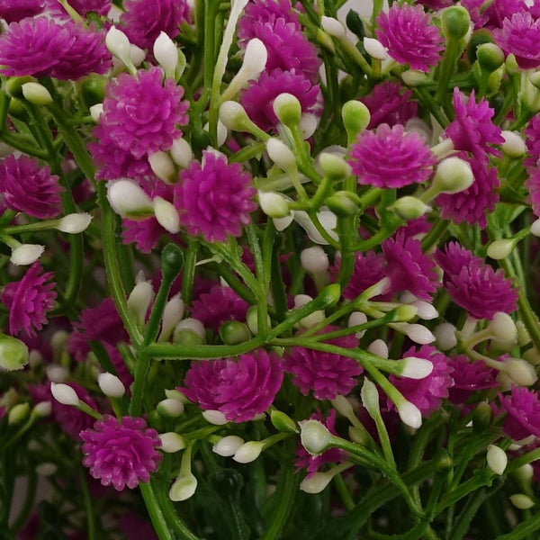 Pack of 6 x 55cm Gypsophila Pink Stem