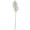 Artificial Flowers Phalaenopsis Orchid White Stem 100cm