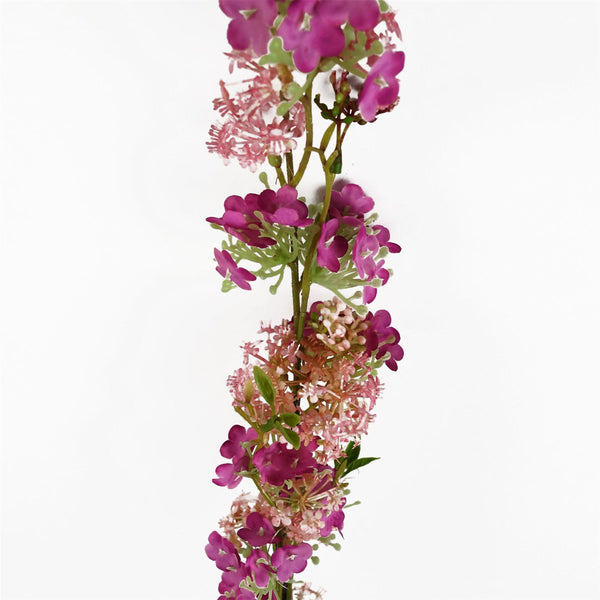 Pack of 6 x 100cm Pink Blossom Spray Stem - Premium Quality