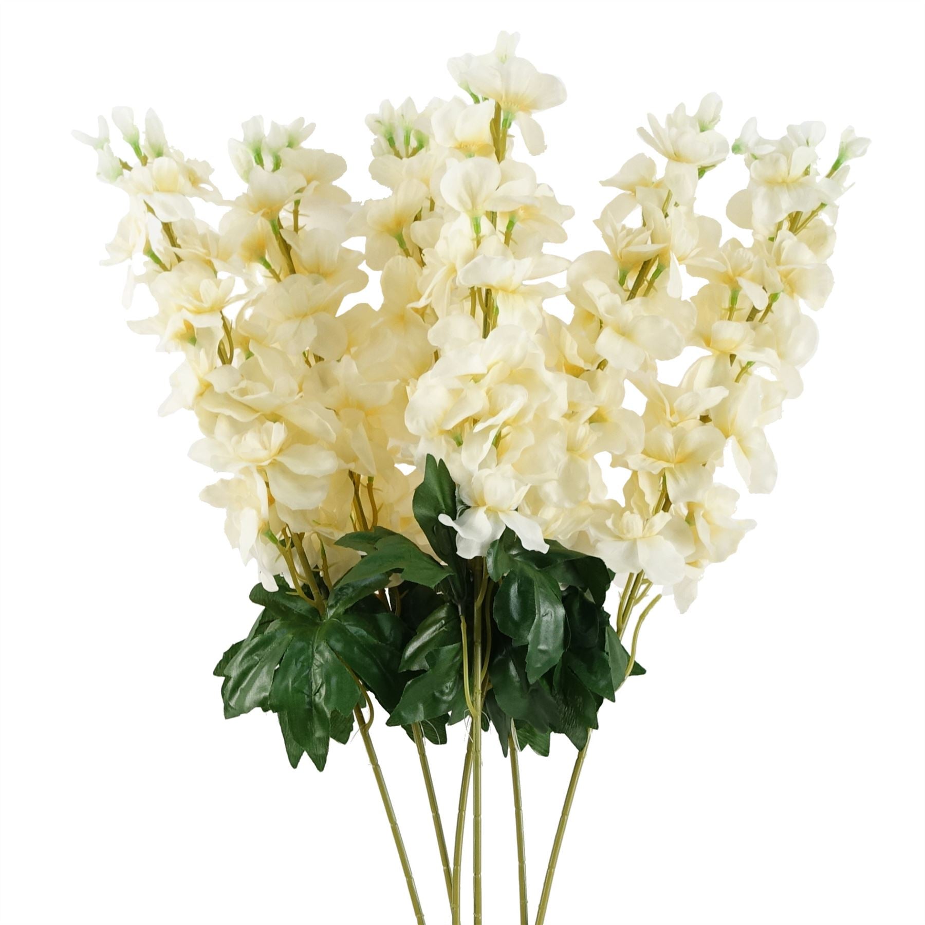 Artificial Flowers Delphinium Cream Stem 75cm