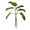 Pack of 6 x 50cm Artificial Green Plastic Botanik Stem - Premium Quality