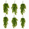 Pack of 6 x 70cm Artificial Trailing Fern Leaf Plant Hanging Faux Greenery