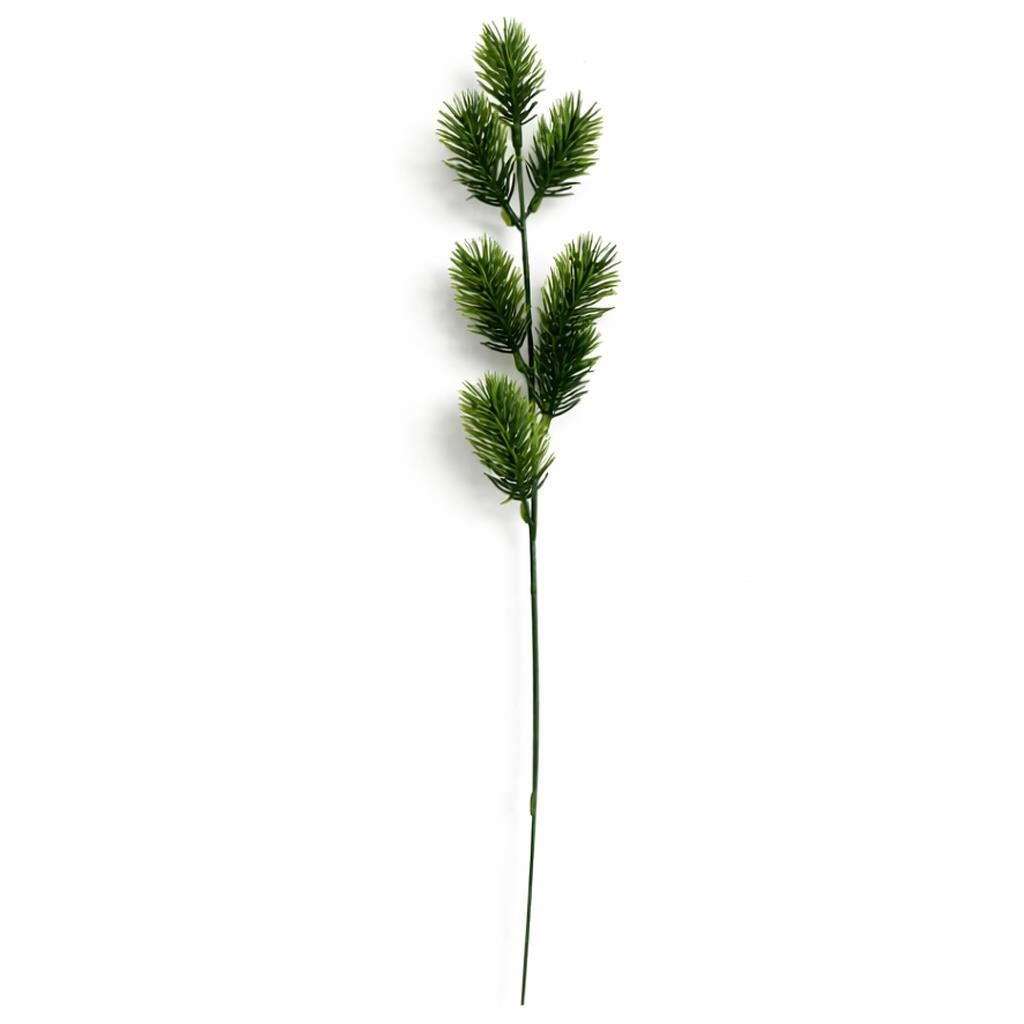 Pack of 6 x 45cm Artificial Pine Cone Spray Stem