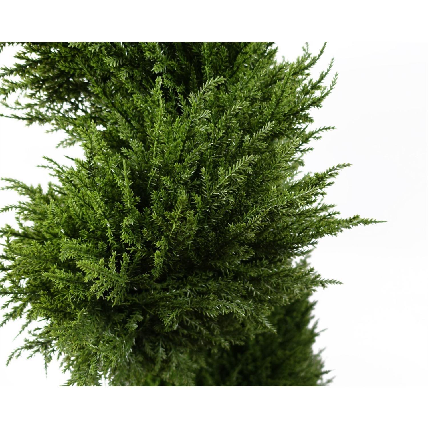 120cm Pair of Premium Artificial Cypress Spiral Topiary - Premium Quality