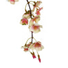 Pack of 6 x 110cm Natural Pink Trailing Cherry Blossom Stem Artificial - Premium Quality