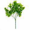 Pack of 6 x 32cm Artificial Leafy Foliage Stem Plant – Faux Green Decorative Fillers