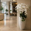 150cm White Orchid Potted Display Artificial