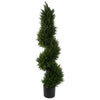 Sprial Tree Artificial Topiary 120cm  Cypress Botanik