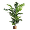 180cm Artificial Palm Tree Extra Large Copper Metal Planter - Premium Quality
