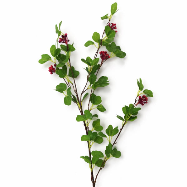 Pack of 6 x 90cm Artificial Berry Foliage Spray Stem