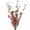 Pack of 6 x 100cm Pink Blossom Spray Stem - Premium Quality