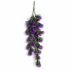 Pack of 6 x 75cm Artificial Purple Thistle Trailing Hanging Plant Faux Floral