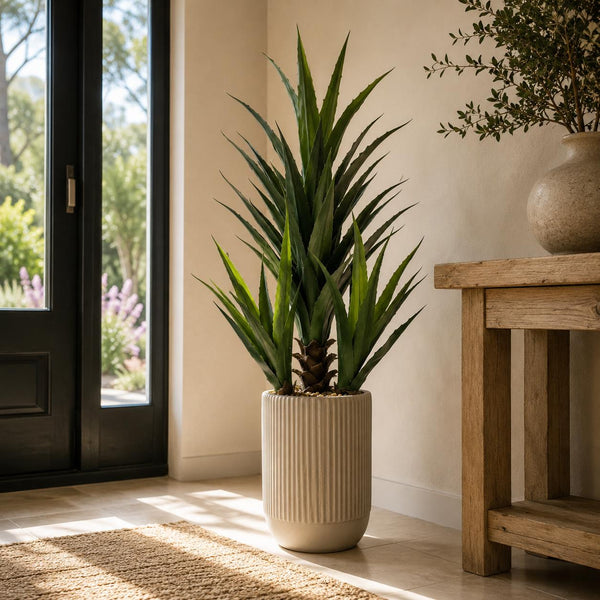 110cm Artificial Agave Tropical Display in Pot Artificial