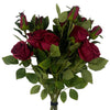 Pack of 6 x 60cm Artificial Red Rose Flower - Premium Quality