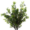 Leaf Design 6x 70cm Nandina Foliage Blue Berry Spray Artificial