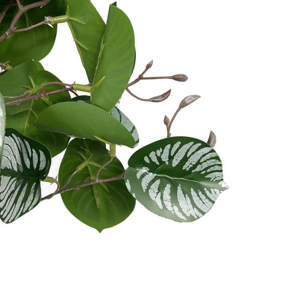 Pack of 6 x 70cm Artificial Zebra Foliage - Premium Quality