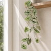 6 x 120cm Artificial Hanging Trailing Plant Alocasia Dragon Scale Light - Premium Quality