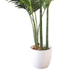 160cm Artificial Palm Tree with 15 Leaves in White Pot