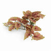 Pack of 6 x 30cm Artificial Trailing Pink and Green Caladium