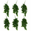 Pack of 6 x 70cm Artificial Trailing Laurel Botanik Hanging Plant Realistic Green Plastic Foliage - Premium Quality