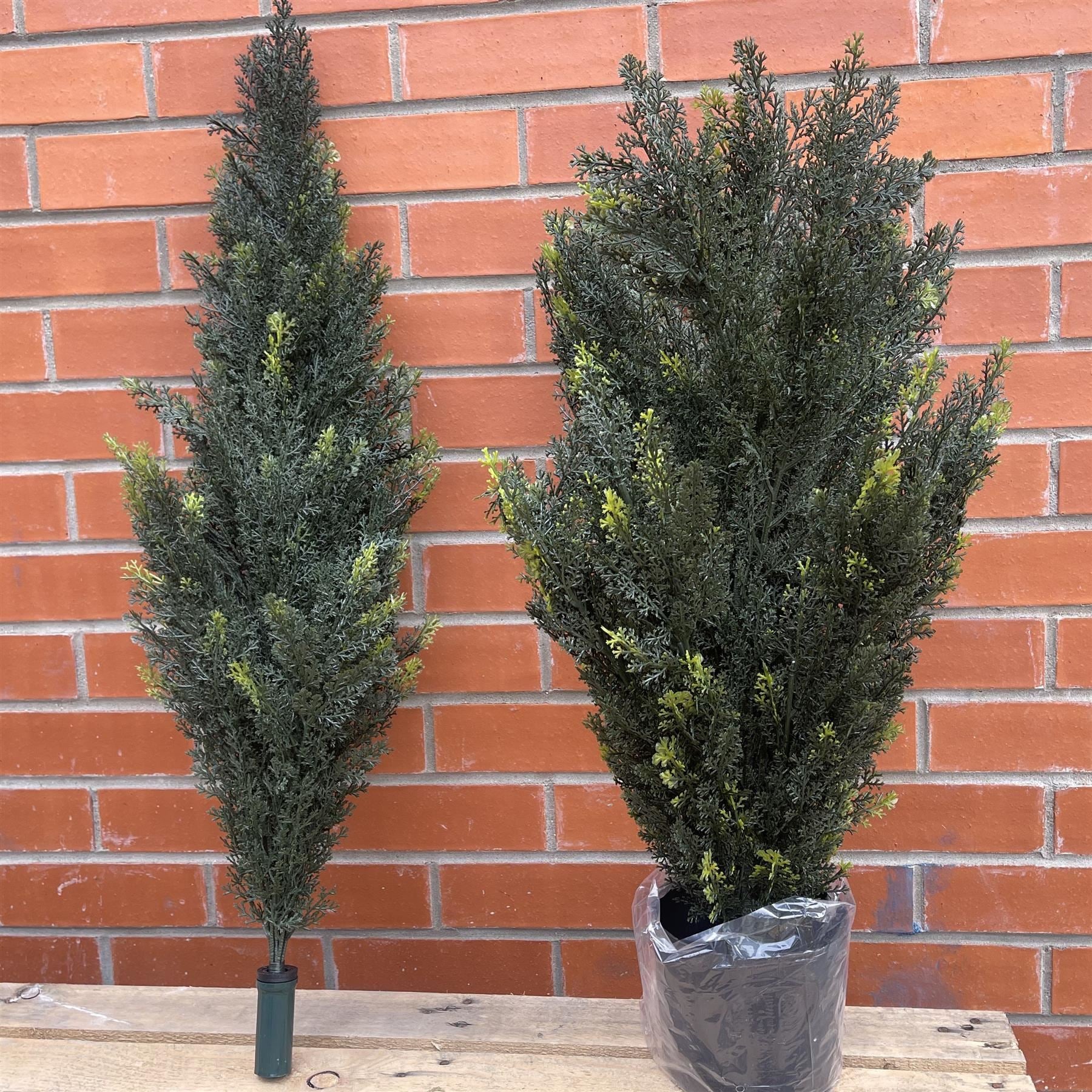 120cm Artificial Natural Look Cedar Cypress Tree - Premium Quality