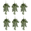 Pack of 6 x Hanging UV and Fire Resistant Artificial Pothos Plant 71cm - Premium Quality