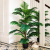 Large Artificial Palm Tree 140cm Areca Palm Extra Tall Realistic Leaves Potted Botanik