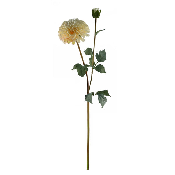 75cm Dahlia Artificial Flowers Tropical Blossom Bubble Vase - Premium Quality