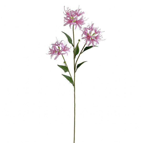 Pack of 6 x 72cm Artificial Pink Spider Lily Stems