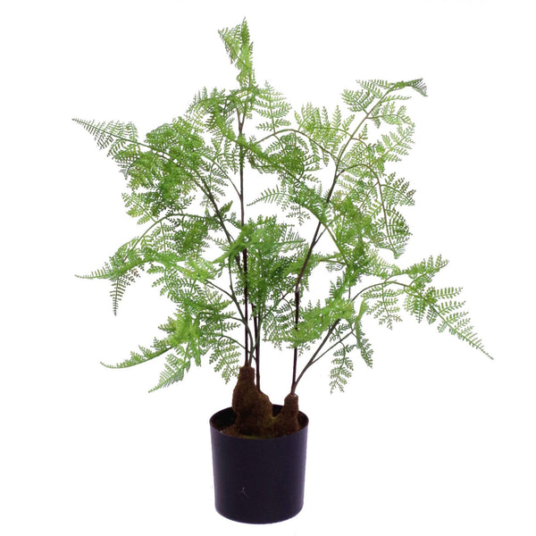 Artificial Fern Plant 60cm Fern 60cm In Plant Pot 2ft