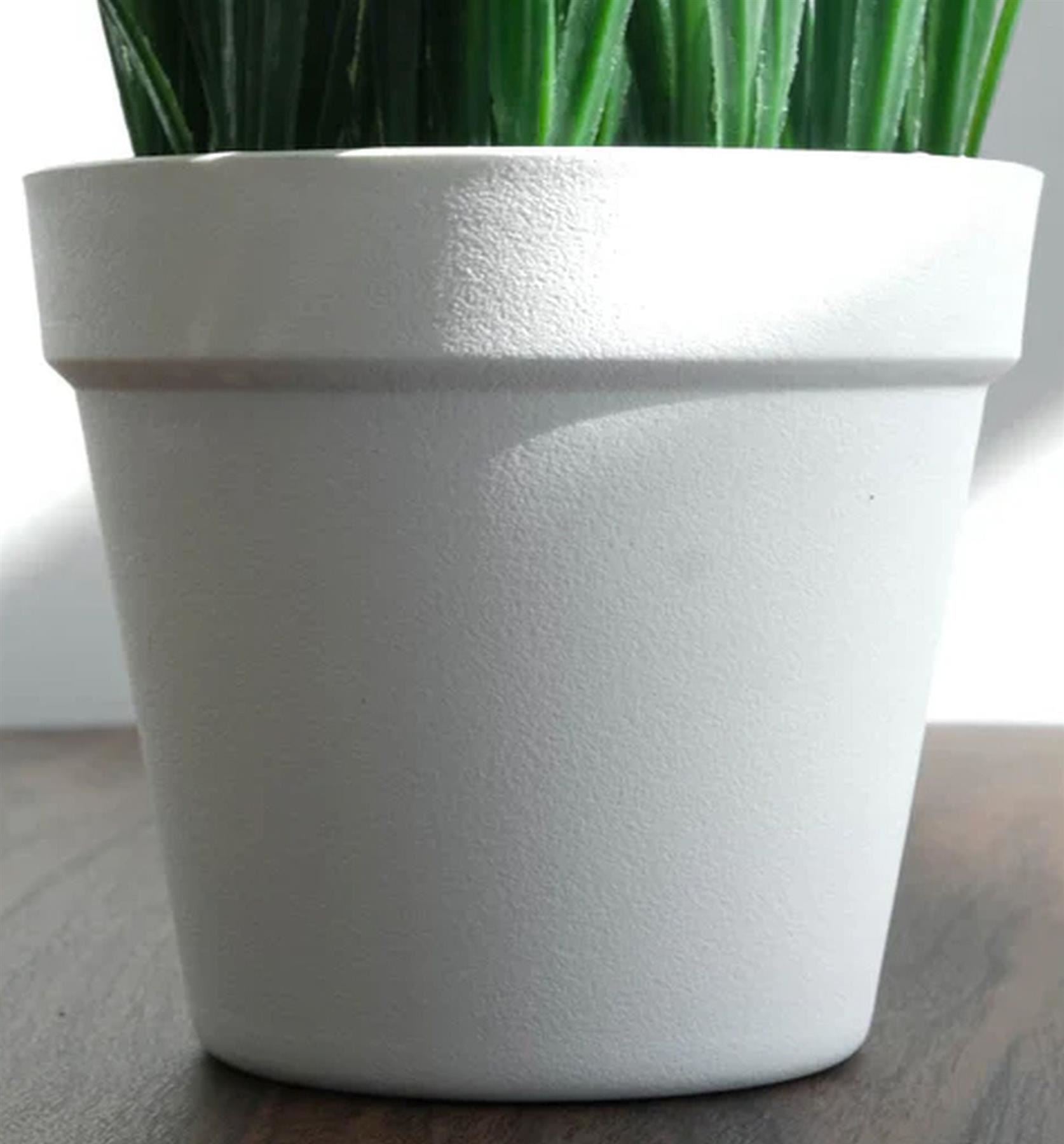 Pack of 6 x 22cm Artificial Grass Plant - Premium Quality