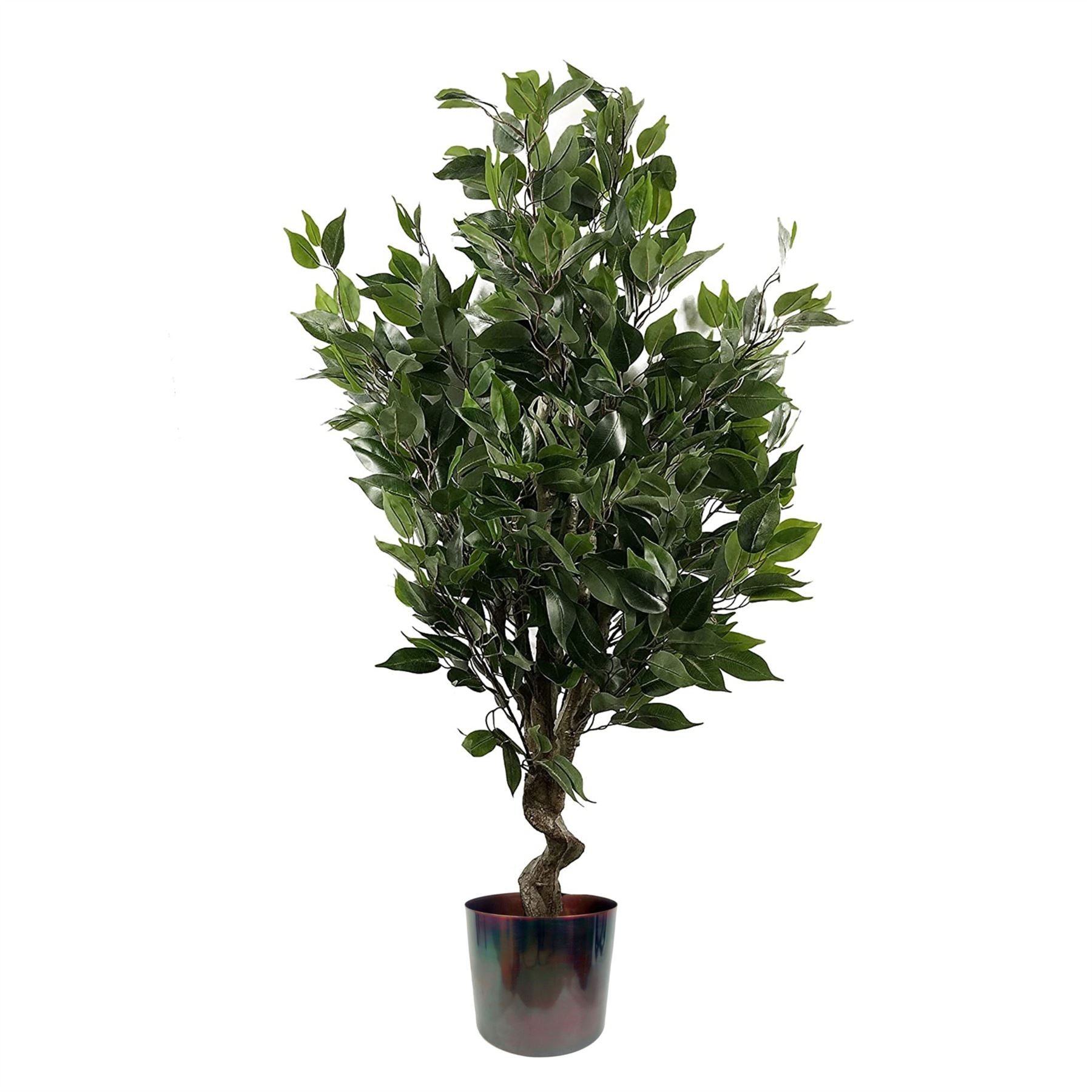 Leaf 110cm Artificial Twist Ficus Tree Planter