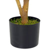 Artificial Olive Tree in Black Plastic Pot 65cm Trunk