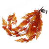6 x 100cm Artificial Hanging Maidenhair Fern Plant Autumn Orange - Premium Quality