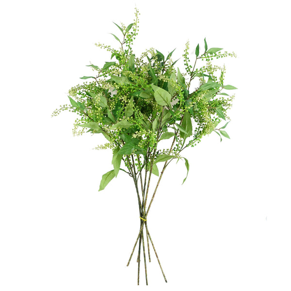 Pack of 6 x Artificial Foliage Green Foliage Spray 85cm