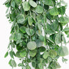 75cm Artificial Trailing Round Leaf Hanging Foliage Plant - Soft Eucalyptus Green