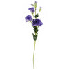 Artificial Flowers Purple Wild Rose Stem - 6 Flowers 80cm