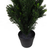 90cm Pair of Artificial Cedar Cypress Topiary UV Resistant - Premium Quality