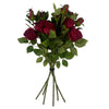 Pack of 6 x 60cm Artificial Red Rose Flower - Premium Quality