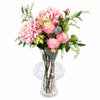 Leaf 60cm Chrysanthemum Mix Glass Bubble Vase