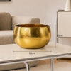 Leaf Metal Planter Edge Metal Planter GOLD XL
