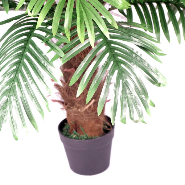 Artificial Princess Palm Tree - 100cm Brown Natural Trunk