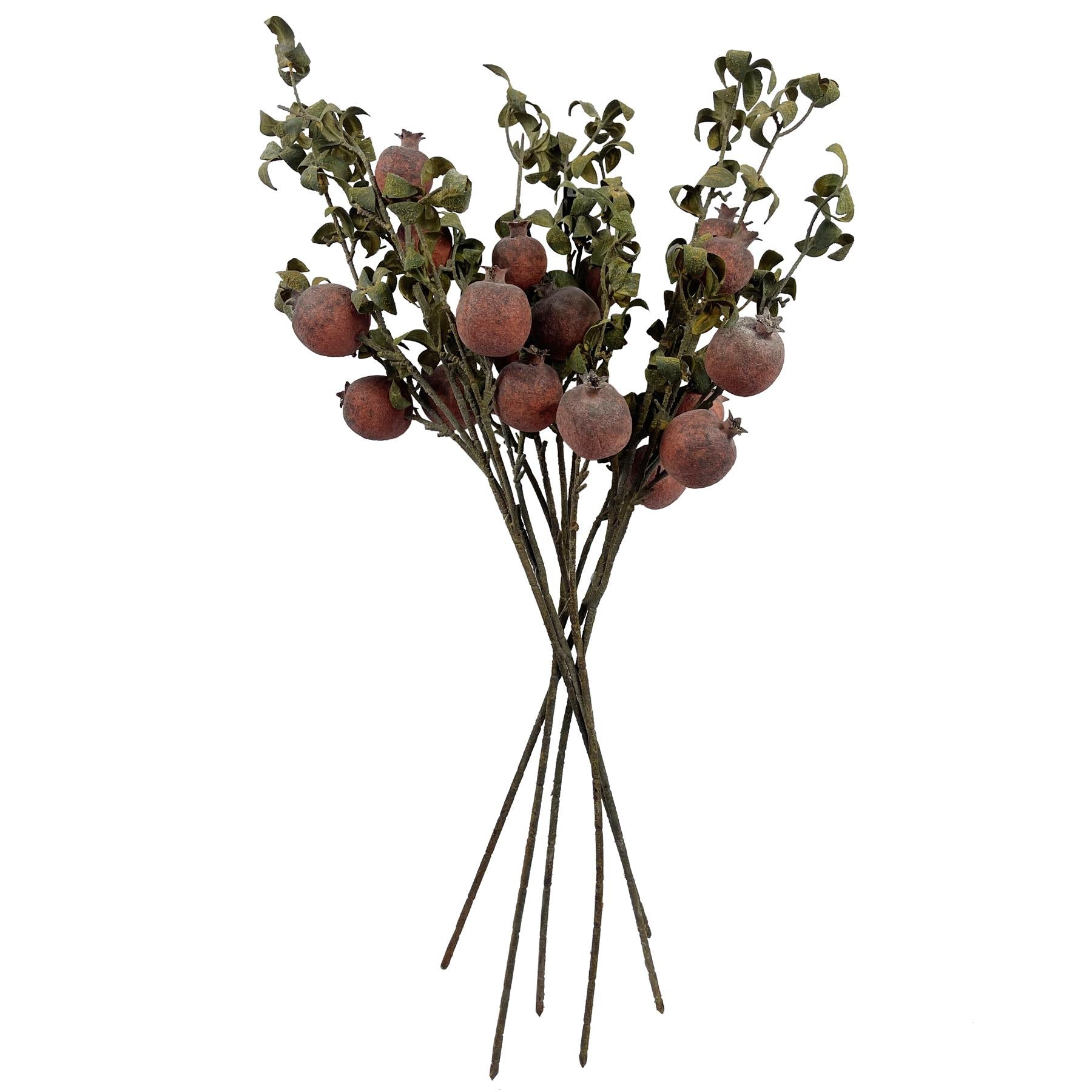 75cm Artificial Pomegranate Stem Artificial Red