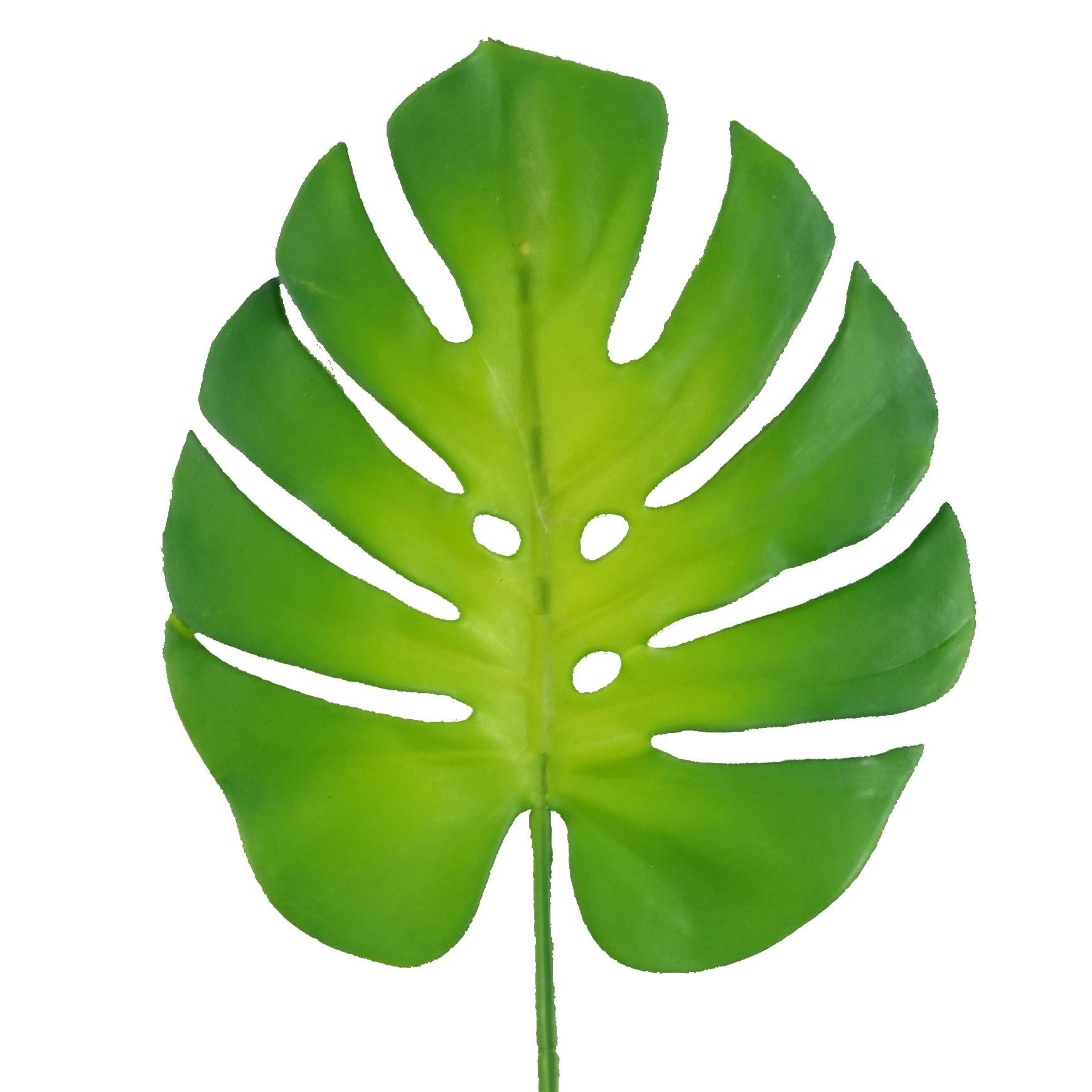 Pack of 6 x Artificial Foliage Single Monstera Leaf 55cm