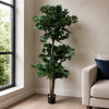 180cm Fire Retardant Lychee Ball Tree with 3774 Leaves and Natural Trunk - Premium Quality