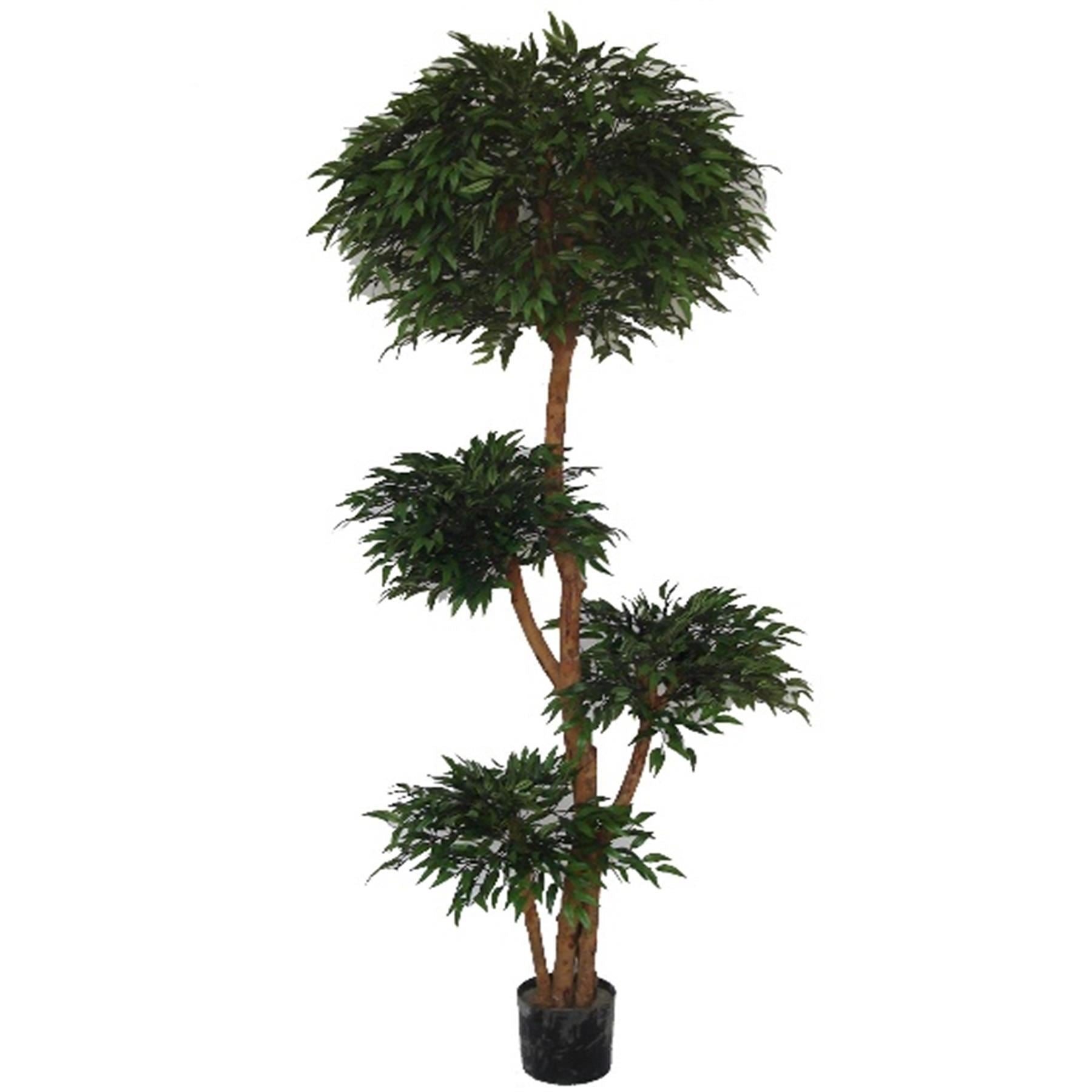 180cm Fire Retardant Ruscus Tree With 4173 Leaves - Premium Quality