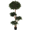180cm Fire Retardant Ruscus Tree With 4173 Leaves - Premium Quality