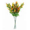 Pack of 6 x 70cm Artificial Orange Berry Spray - Premium Quality