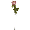 Pack of 6 x 70cm Artificial Light Pink Rose - Premium Quality